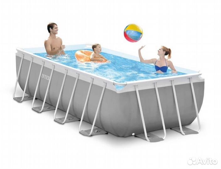 Каркасный бассейн 400х200х100