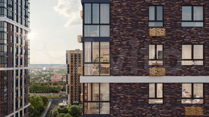 2-к. квартира, 77,6 м², 4/25 эт.