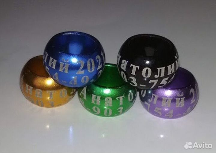 Именные кольца для голубей по всей России