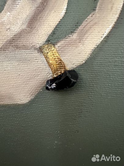 Уникальная картина маслом «Дама с обсидианом»