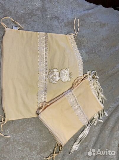 Мягкие бортики в детскую кроватку