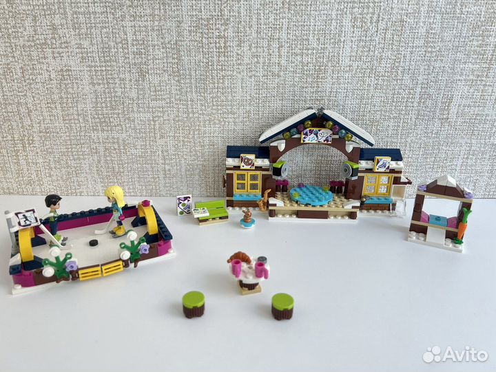 Lego Friends каток на горнолыжном курорте
