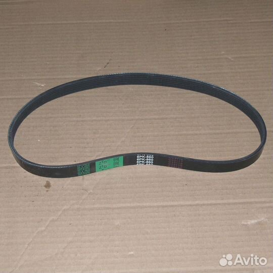 Ремень поликлиновой 6рк-860 генератора дв. Я (см)