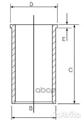 Гильза d81.00 +0.50 14-020421-00 Goetze