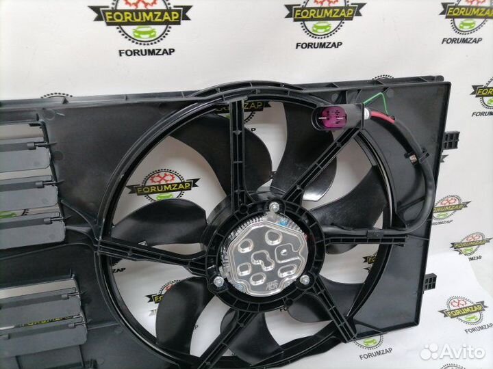 Вентилятор охлаждения радиатора Skoda Octavia A7