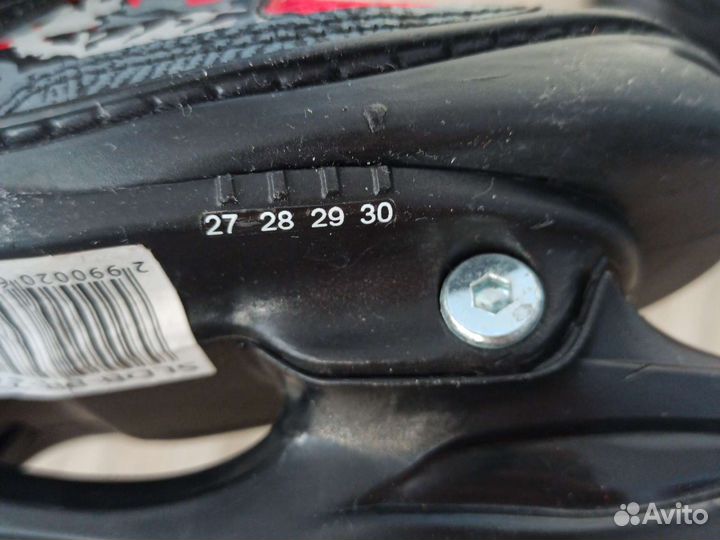 Коньки детские раздвижные 27-30