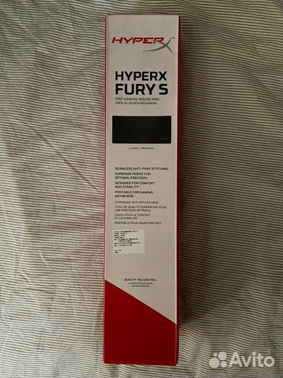 Игровой коврик для мыши HyperX Fury S Pro XL