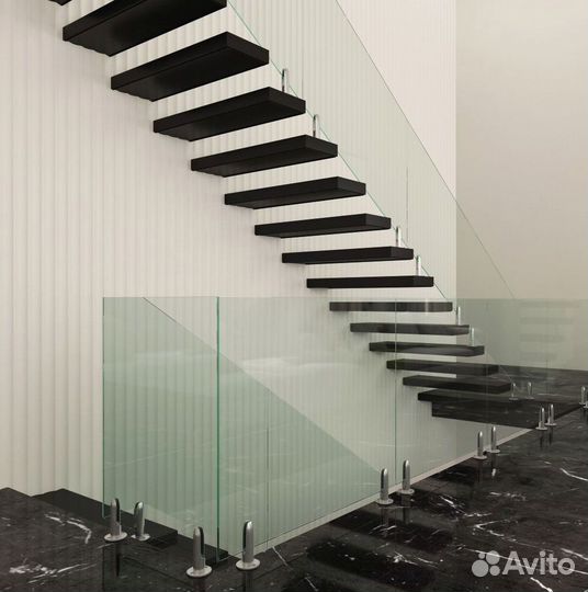 Стеклянные перила