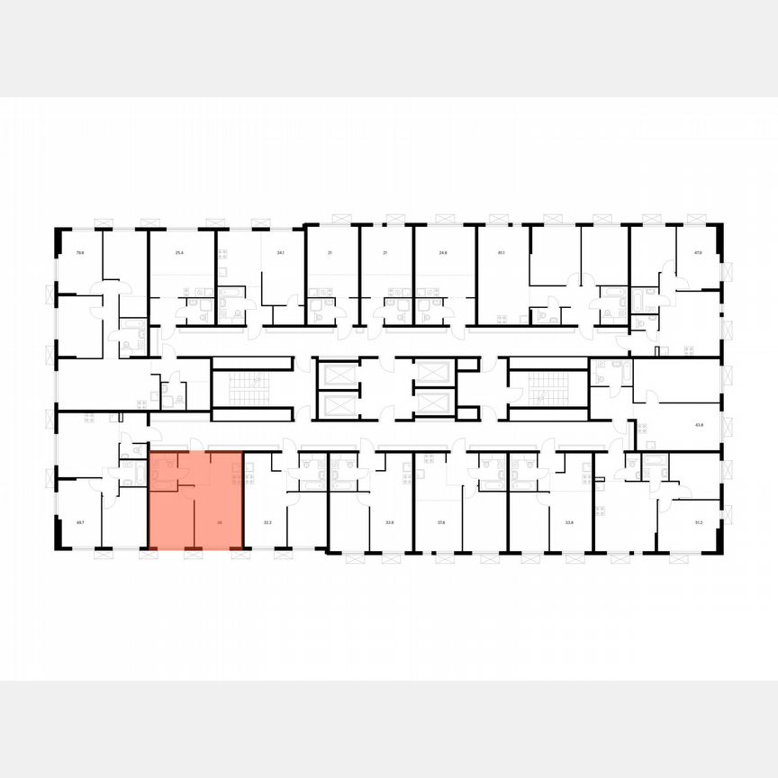 1-к. квартира, 36 м², 20/24 эт.