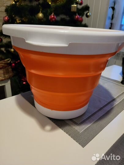 Ведро складное силиконовое 10л