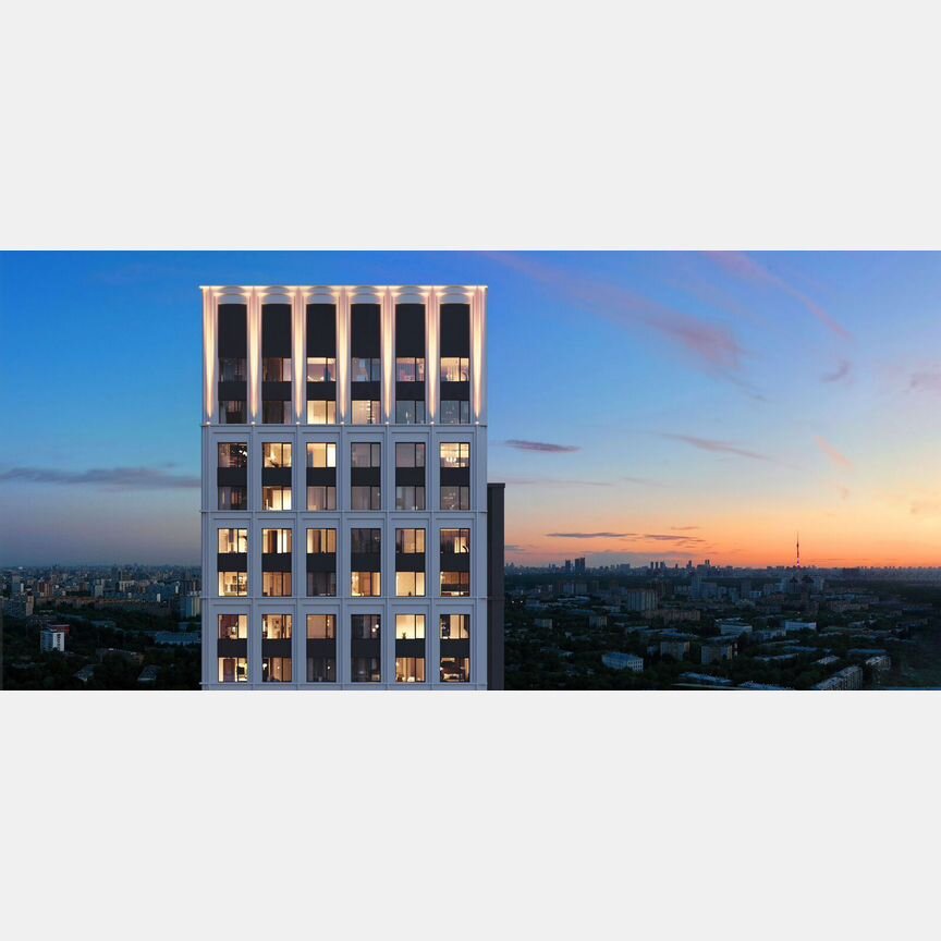 2-к. квартира, 69,4 м², 6/41 эт.