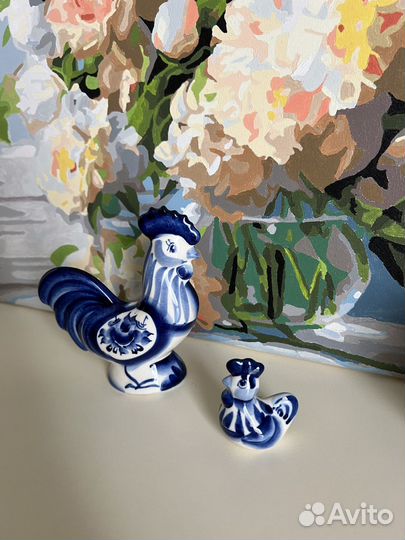 Статуэтки животных гжель