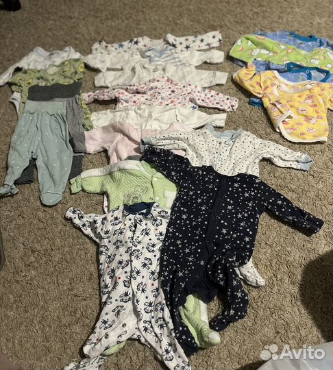 Пакет вещей для новорожденного 62 68