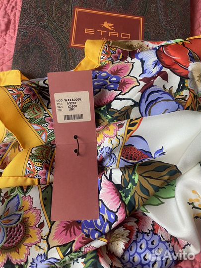 Платок etro шелковый