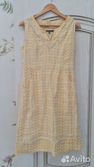 Платье лен 42