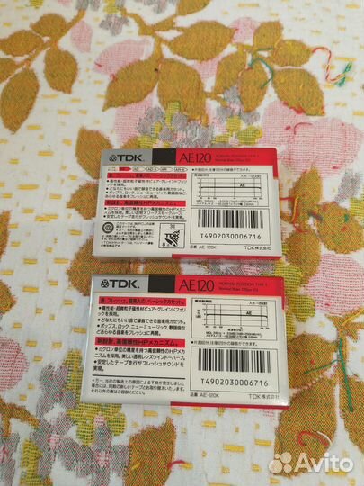 Кассеты tdk 120,150 минут