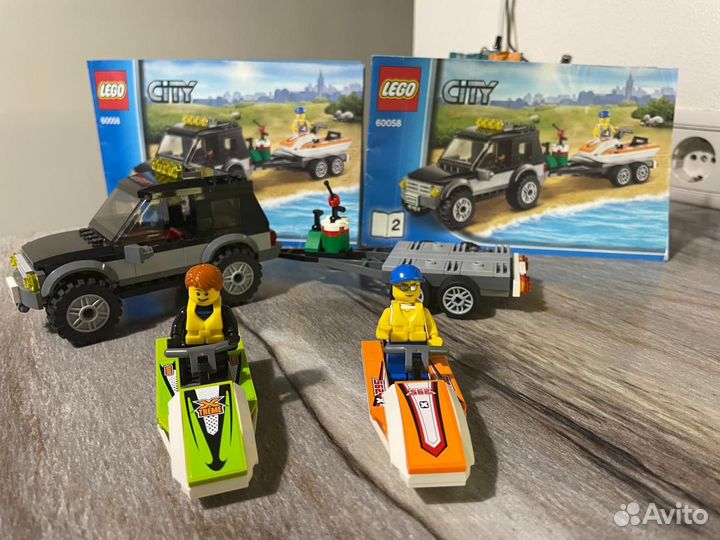 Lego City Great Vehicles Внедорожник с катером