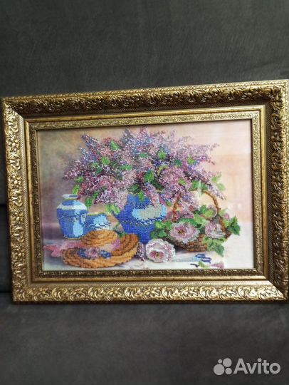 Картины вышитые бисером