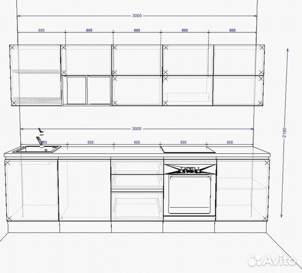 Кухонный гарнитур от производителя