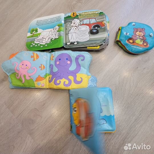 Мягкие книжки - шуршалки для детей 0+