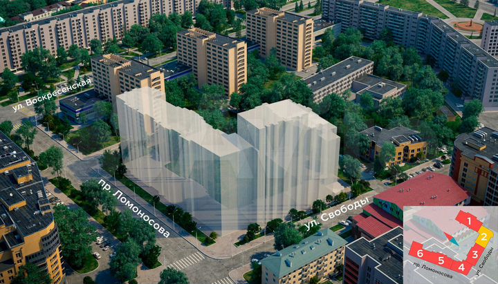 Квартира-студия, 27,4 м², 2/9 эт.