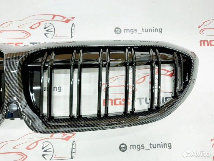 Решетка радиатора BMW 3 Series G20 Под карбон M3