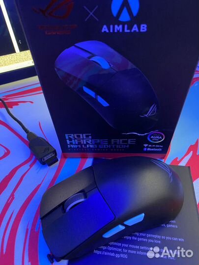 Мышь Asus Rog Harpe Ace Aim Lab Edition (New 2023)