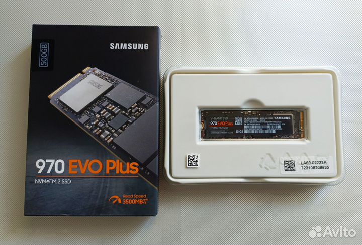 Samsung 970 Evo Plus 500 GB Гарантия Ssd Nvme