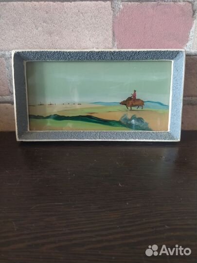 Картины на стекле Монголия