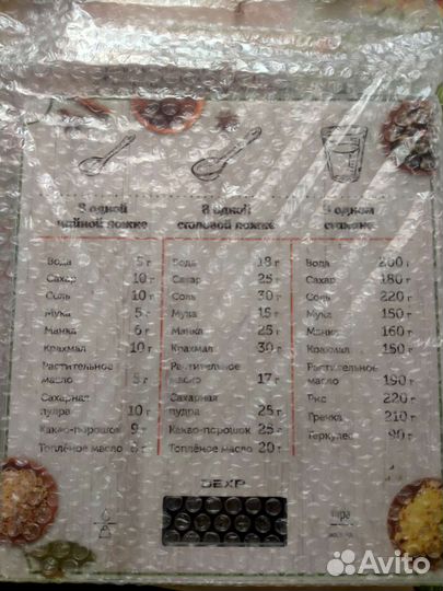 Весы кухонные