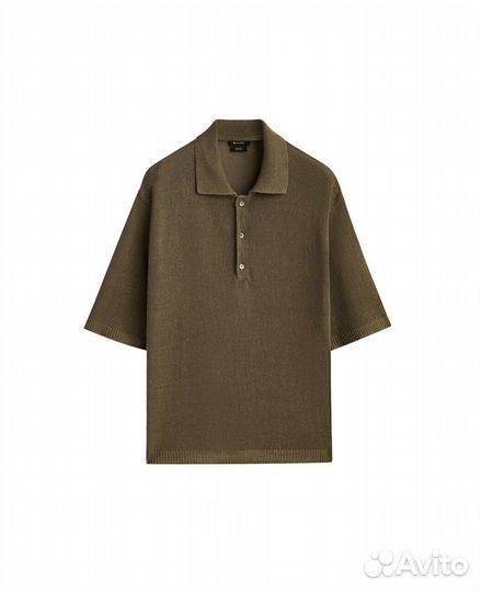Новое поло Massimo dutti.100% лен. Оригинал