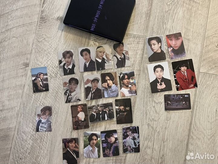 Официальные карты kpop stray kids bts enhypen