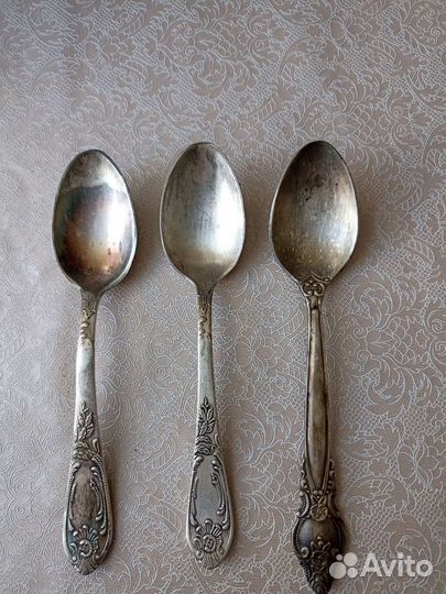 Чайные ложки мельхиор СССР