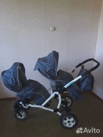 Коляска для двойни 2 в 1