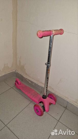 Самокат детский трехколесный бу