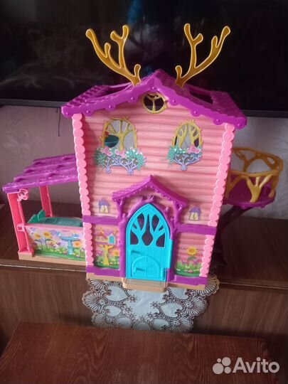 Игровой домик энчантималс с мебелью