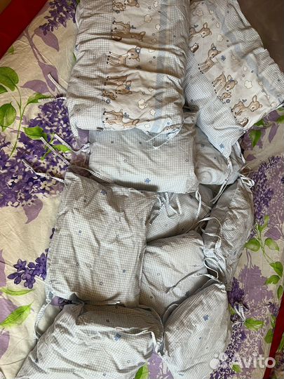 Бортики в детскую кроватку бу