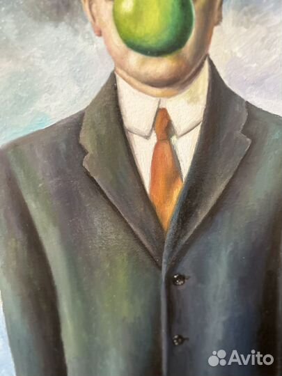 Картина маслом на холсте копия Магритт