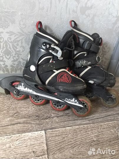 Ролики детские раздвижные, 32-34