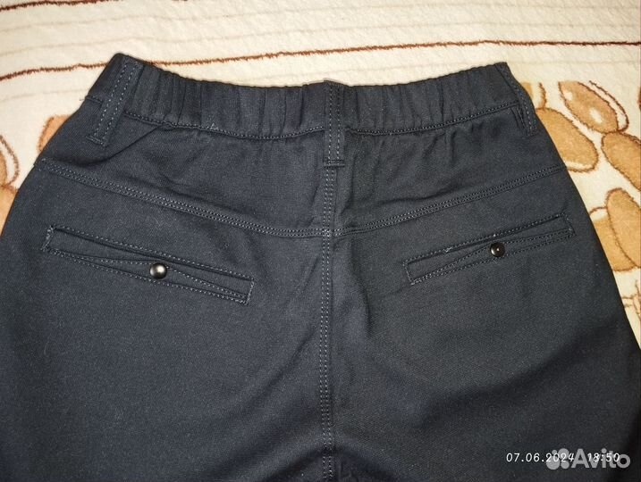 Брюки школьные на резинке