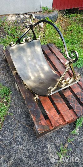 Дровница кованая