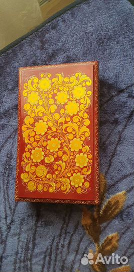 Шкатулка с росписью (хохлома), СССР