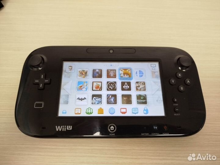 Nintendo WiiU 32Gb Черная с HDD на 500Gb