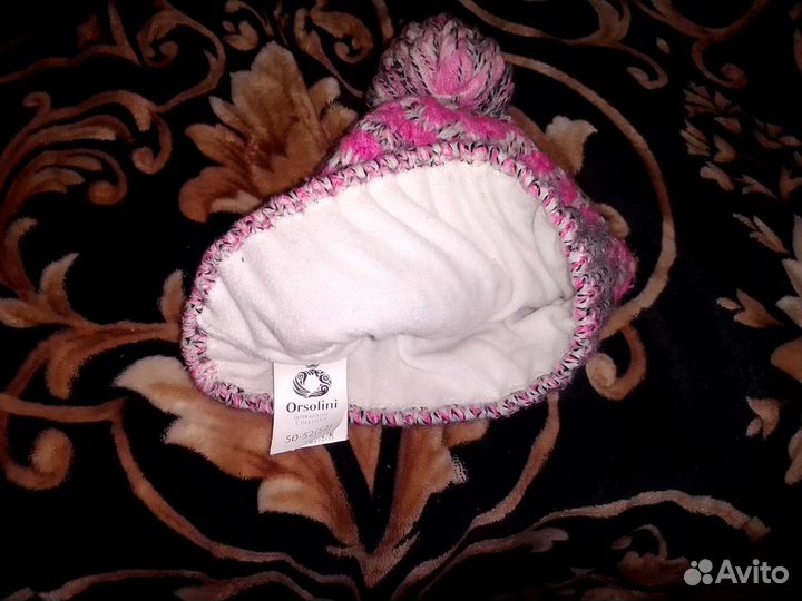 Шапка+шарф для девочки