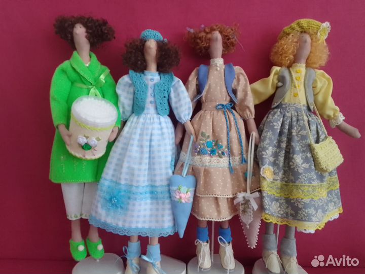 Интерьерная кукла Тильда