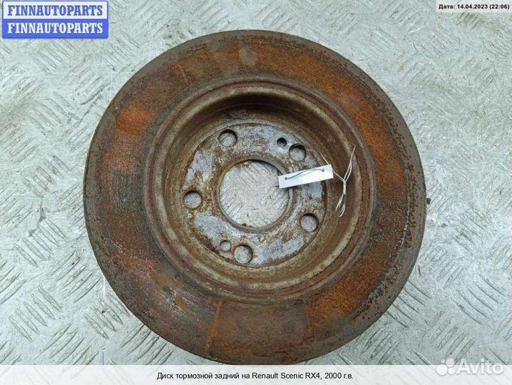 Диск тормозной зад Renault Scenic RX4, 2000