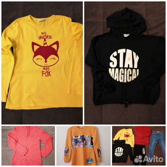 Вещи пакетом на девочку 11-12 лет