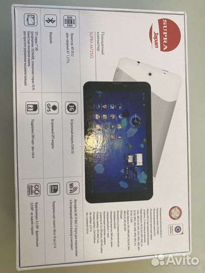 Планшет supra M725G