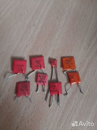 Конденсаторы, резисторы, подстроечники разные