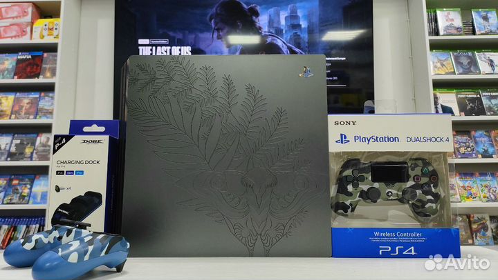 Sony PS4 Pro 2 геймпада + 95 игр
